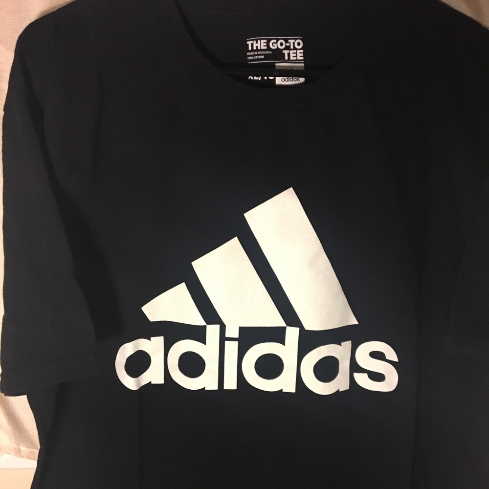 Adidas logo t-shirt.